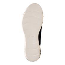 Clarks Collection Caroline Rio Laser-Cut Leather Lace-Up Sneaker