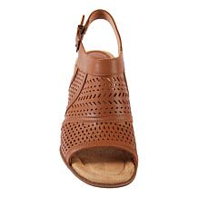 Clarks Collection Emmalae Hope Leather Wedge Sandal