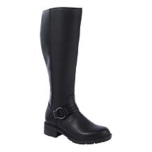 Clarks Collection Hearth RaeWS Knee-High Wide-Calf Leather Boot