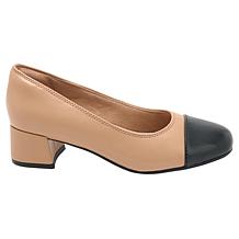 Clarks Collection Iridessa May Leather Cap-Toe Pump