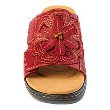 Clarks Collection Merliah Belle Heritage Casual Leather Wedge Sandal