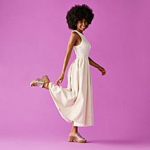 Clarks Collection Nerisa Vine Nubuck Wedge Sandal
