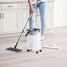 Clearly Clean HandiMop 3-Chamber Mop and Bucket Kit