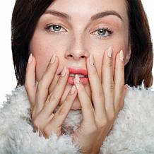 CliqOnU Blue Moon Nude Multicolor Press-On Nails
