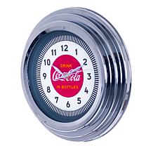 Coca-Cola 11-3/4" Clock with Chrome - '30s Style