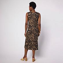 Colleen Lopez Animal Knit Sweater Knit Dress