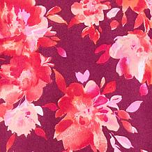 Colleen Lopez Button-Down Printed Satin Shirt