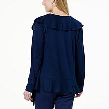 Colleen Lopez Cascading Ruffle Cardigan