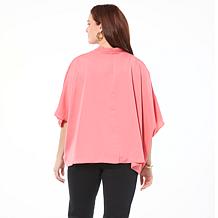 Colleen Lopez Crossover Dolman Sleeve Top
