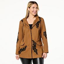 Colleen Lopez Embroidered Anorak Jacket