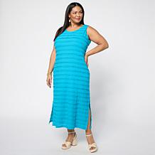 Colleen Lopez Everywhere Ruffle Knit Maxi Tank Dress