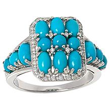 Colleen Lopez Exotic Gemstone and Diamond Halo Ring