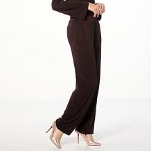 Colleen Lopez Metallic Knit Pull-On Pant