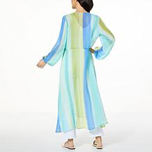 Colleen Lopez Ombre Woven Chiffon Duster 
