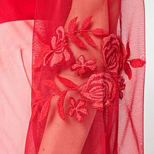 Colleen Lopez Printed Mesh Topper