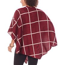 Colleen Lopez Reversible Wrap Front Shawl