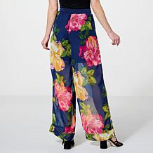 Colleen Lopez Short-Lined Chiffon Pant