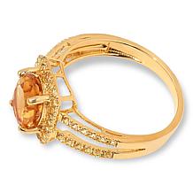 Colleen Lopez Sterling Silver Gemstone and Sapphire Ring