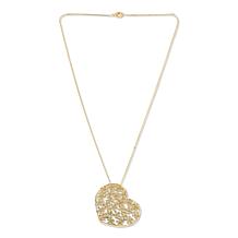 Colleen Lopez Sterling Silver Gemstone Confetti Heart Drop Necklace