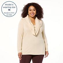 Colleen Lopez Super Soft Convertible Shimmer Sweater