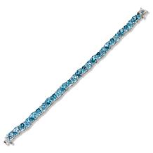 Colleen Lopez Trilliant Gemstone Sterling Silver Line Bracelet