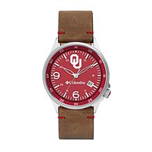 Columbia Men's Canyon Ridge Oklahoma Saddle Leather Strap Watch 