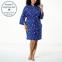 Comfort Code Brushed Ultra Knit Belted Robe
