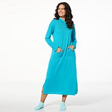 Comfort Code Brushed Ultra Knit Hooded Maxi Lounger