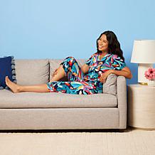 Comfort Code Soft & Light Notched Collar 2-piece PJ Set - Average