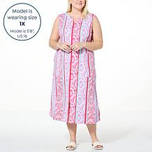 Comfort Code Stretch Jersey Knit Midi Lounge Dress