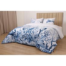 Concierge Collection 3-piece Rayon Bamboo Cotton Coastal Comforter ...