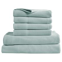 Concierge Collection 6-Piece Fleece Sheet Set