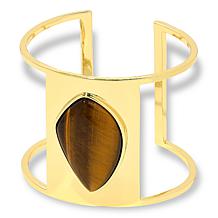 Connie Craig Carroll Jewelry Eva Gemstone Open Cuff 