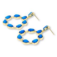 Connie Craig Carroll Jewelry Livia Pear Gemstone Drop Earrings