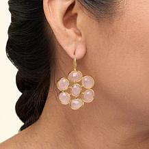 Connie Craig Carroll Jewelry Millie Gemstone Flower Drop Earrings