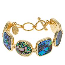 Connie Craig Carroll Jewelry Molly Abalone Station Bracelet
