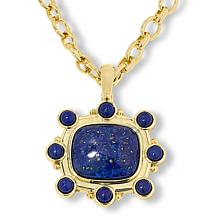 Connie Craig Carroll Jewelry Parker Lapis Pendant with 19" Necklace