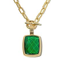 Connie Craig Carroll Jewelry Tatum Quartz Doublet Pendant Necklace