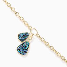 Connie Craig Carroll Paperclip Chain Gemstone Necklace