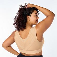 Copper Life by Tommie Copper AirKnit Shoulder Support Bra with Zipper