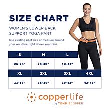 Copper Life Lower Back Support Yoga Leggings