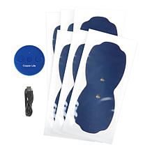 Copper Life TENS Therapy Device with 6 Reusable Pads