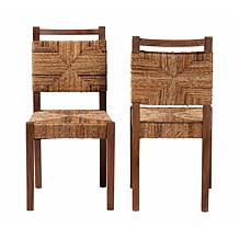 Cordoba Mahogany & Seagrass Dining Chair