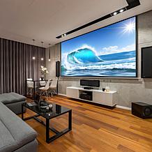 Core Innovations Projector with Remote, Screen and 2 BT Speakers