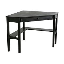 Corner Computer Desk - Black Finish