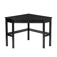 Corner Computer Desk - Black Finish