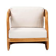 Corsa Bohemian Rattan Arm Chair with Cushions