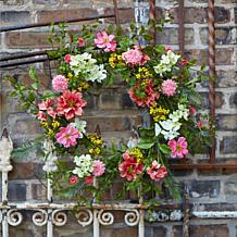 Cosmos Berry Wreath 27"