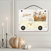 Courtside Market 12"x16" Autumn Hanging Sign