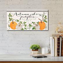 Courtside Market Autumn 12"x 24" Canvas Wall Art